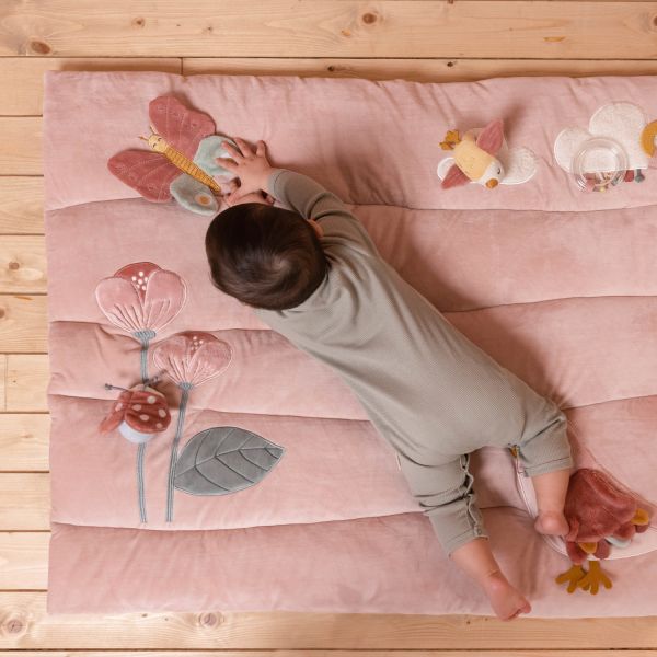 Little Dutch Boxkleed Flowers & Butterflies  80 x 100 cm