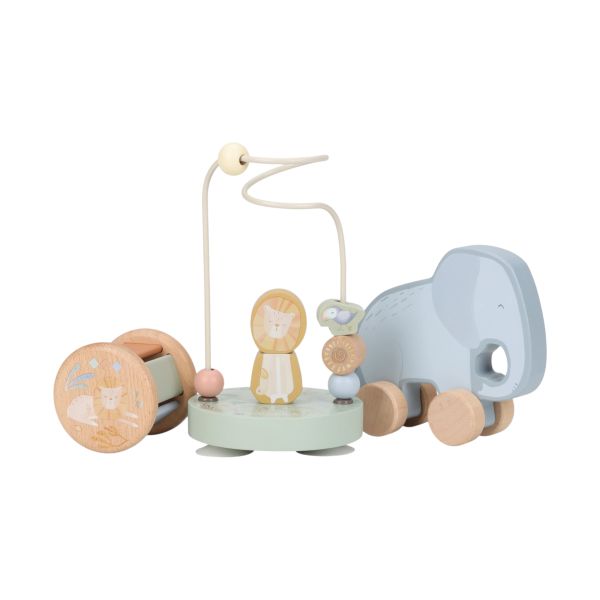 Little Dutch Safari Friends Houten Giftset