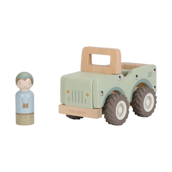 Little Dutch Safari Friends Houten Safari Jeep Little Dutch Safari Friends Houten Safari Jeep