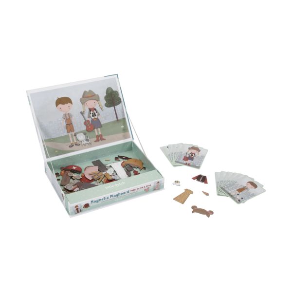 Little Dutch Magnetisch Speelbord Jim & Rosa