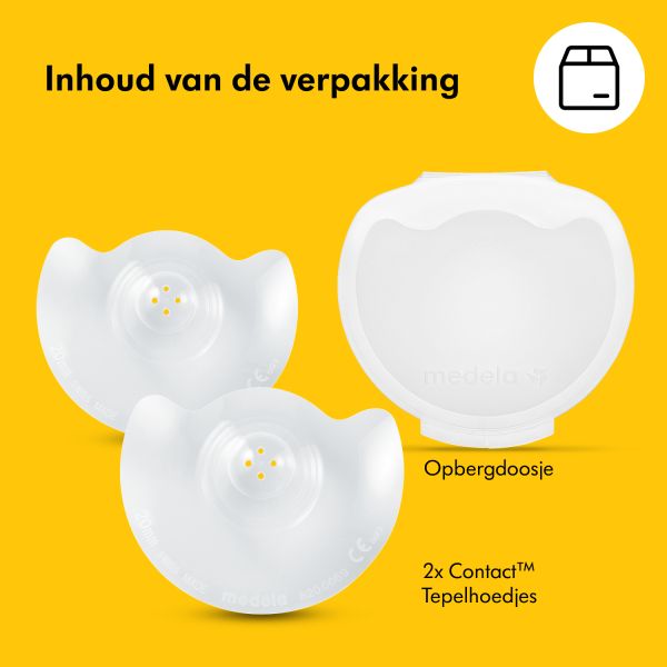 Medela Contact Tepelhoedjes Small Incl. Doosje