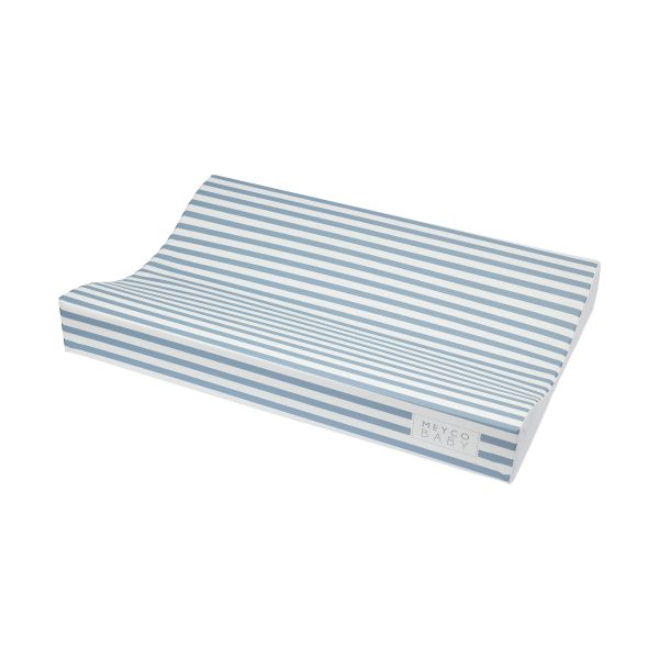Meyco Aankleedkussen - Fat Stripe - Blauw - 50 x 70 cm