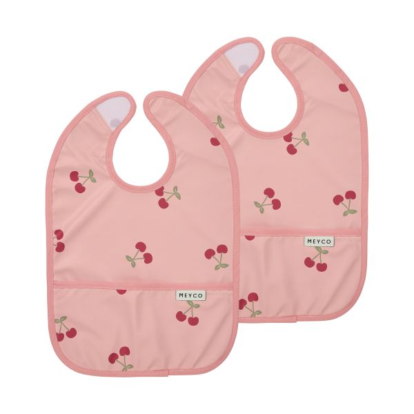 Meyco Slab Met Opvangbak - 2 Stuks - Soft Rose / Purple Pink