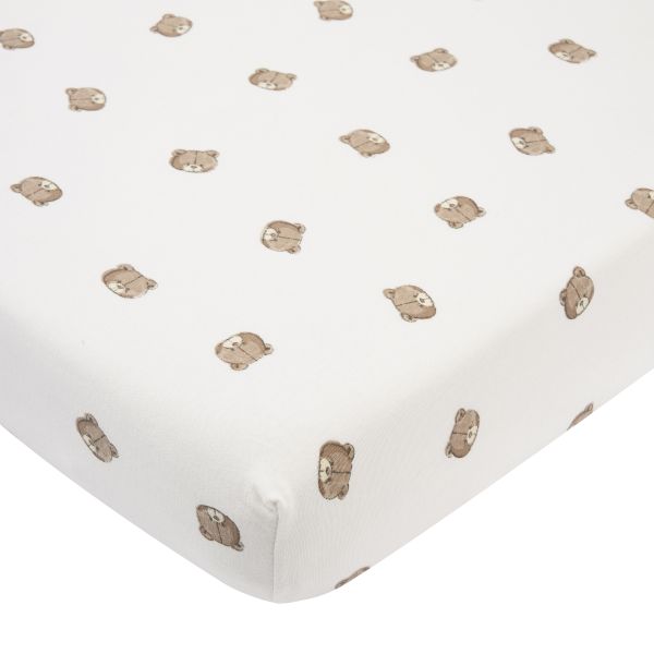 Meyco Hoeslaken Print - 40 x 80/90 cm - Jersey - Bear Meyco Hoeslaken Print - 40 x 80/90 cm - Jersey - Bear