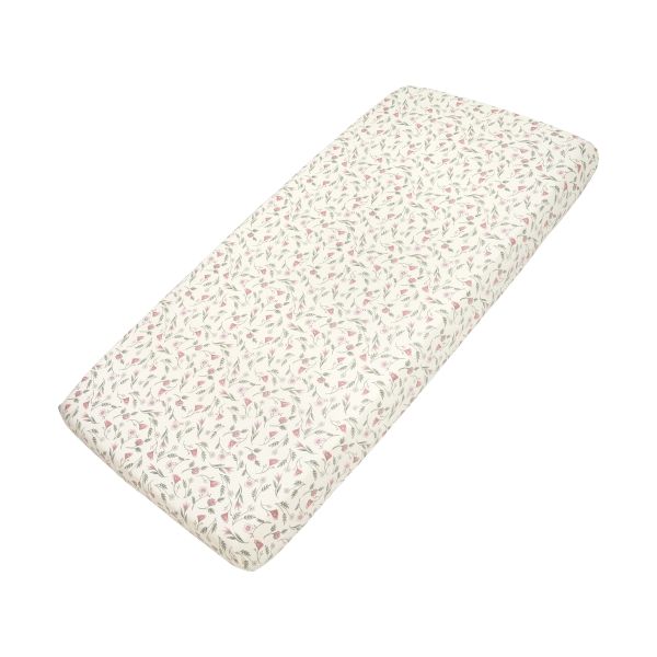 Meyco Hoeslaken Print - 40 x 80/90 cm - Jersey - Flower Meyco Hoeslaken Print - 40 x 80/90 cm - Jersey - Flower