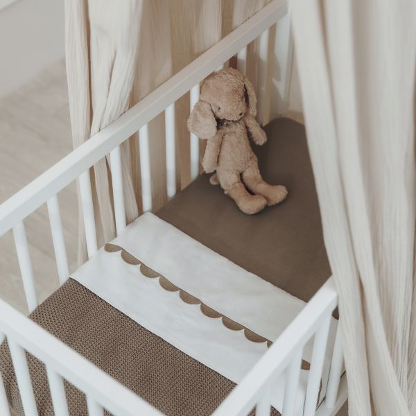 Meyco Ledikantlaken Arc - 100 x 150 cm - Taupe Meyco Ledikantlaken Arc - 100 x 150 cm - Taupe