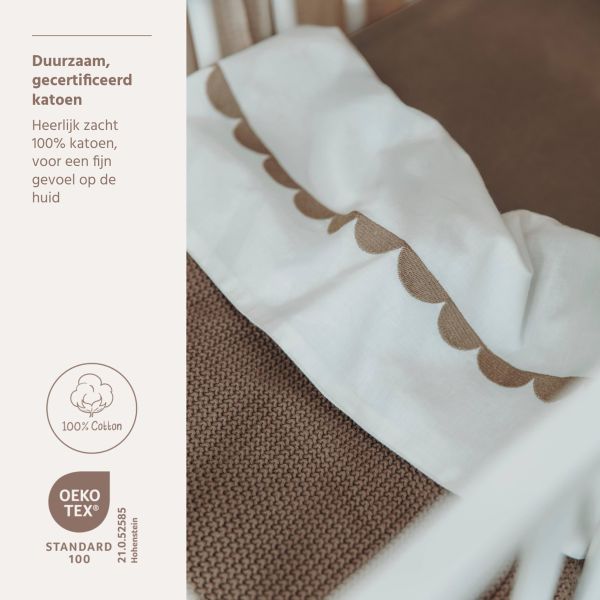 Meyco Wieglaken Arc - 75 x 100 cm - Taupe Meyco Wieglaken Arc - 75 x 100 cm - Taupe