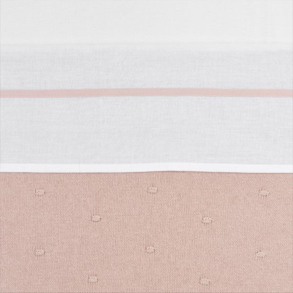Meyco Ledikantlaken Bies Soft Pink 100x150cm