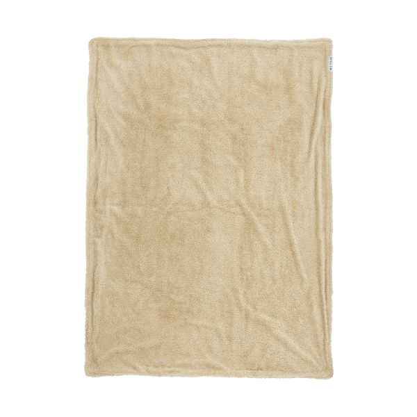Meyco Wiegdeken Mini Knots Sand Teddy 75 x 100 cm