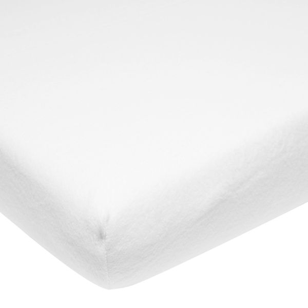 Meyco Molton Hoeslaken Co-Sleeper Stretch Wit 50 x 90 cm (2-Pack)
