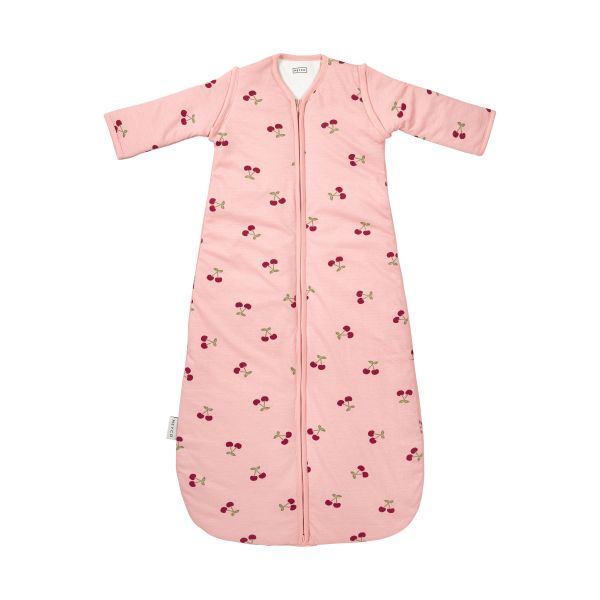 Meyco Slaapzak Gevoerd Met Afritsbare Mouwen - Cherry - Soft Rose - 60 cm Meyco Slaapzak Gevoerd Met Afritsbare Mouwen - Cherry - Soft Rose - 60 cm
