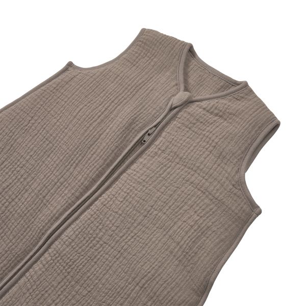 Meyco Slaapzak Gevoerd Pre-Washed - 70 cm - Hydrofiel - Dark Taupe Meyco Slaapzak Gevoerd Pre-Washed - 70 cm - Hydrofiel - Dark Taupe