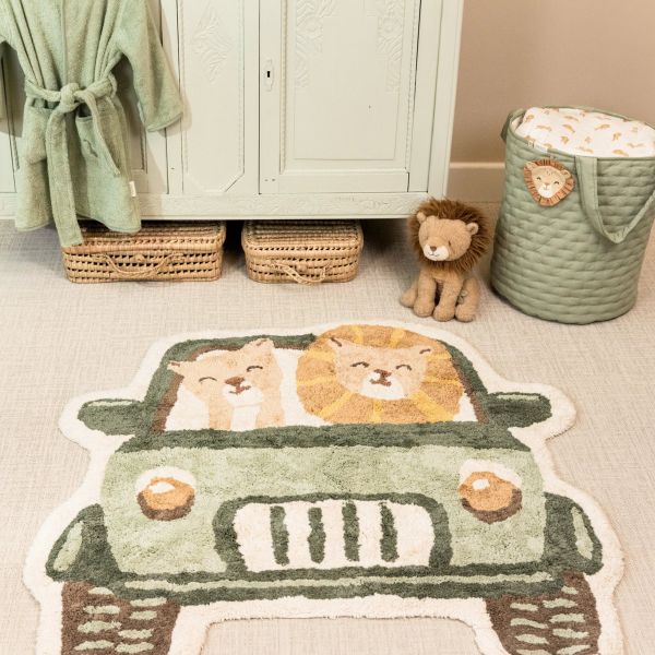 Little Dutch Olifant Vloerkleed - 120 x 110 cm - Grijs