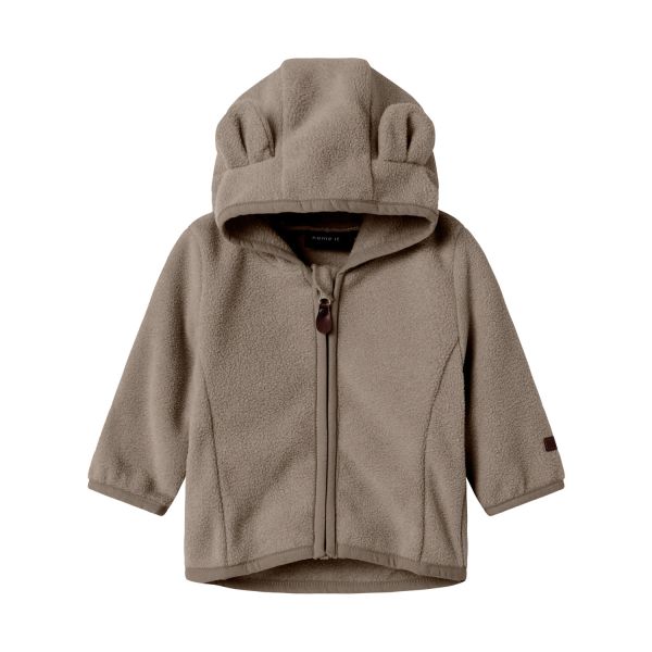Name It Meeko Jas - Maat 56 - Fleece - Walnut Name It Meeko Jas - Maat 56 - Fleece - Walnut