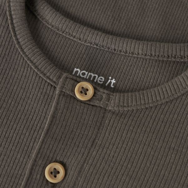 Name It Kab Button Romper - Maat 68 - Morel Name It Kab Button Romper - Maat 68 - Morel