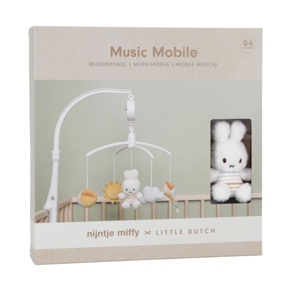 Nijntje By Little Dutch Muziekmobiel Vintage Sunny Stripes Nijntje By Little Dutch Muziekmobiel Vintage Sunny Stripes