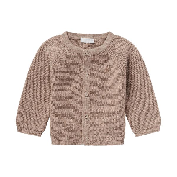 Noppies Vest Knit Naga Taupe Melange  maat 56