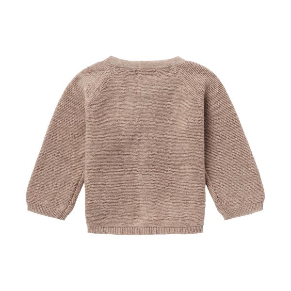 Noppies Vest Knit Naga Taupe Melange  maat 56