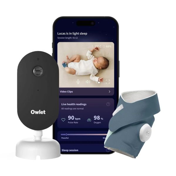 Owlet Dream Sock & Dream Sight Camera - Bedtime Blue Owlet Dream Sock & Dream Sight Camera - Bedtime Blue