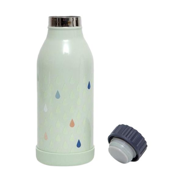 Petit Monkey RVS Thermosfles - Drops Mint - 350 ml Petit Monkey RVS Thermosfles - Drops Mint - 350 ml
