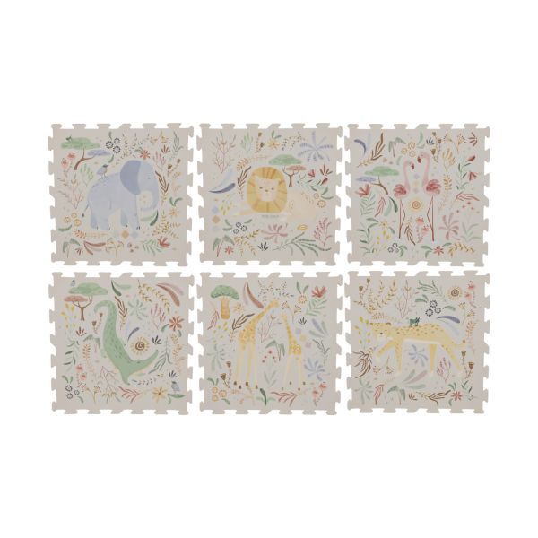 Little Dutch Safari Friends Foam Mat XL Little Dutch Safari Friends Foam Mat XL