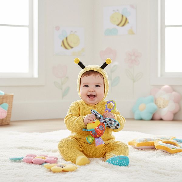 Playgro Groovy Mover Bee Hangspeeltje Playgro Groovy Mover Bee Hangspeeltje