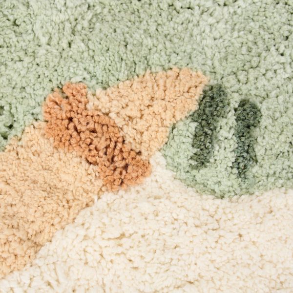 Little Dutch Krokodil Vloerkleed - 120 x 117 cm - Groen Little Dutch Krokodil Vloerkleed - 120 x 117 cm - Groen