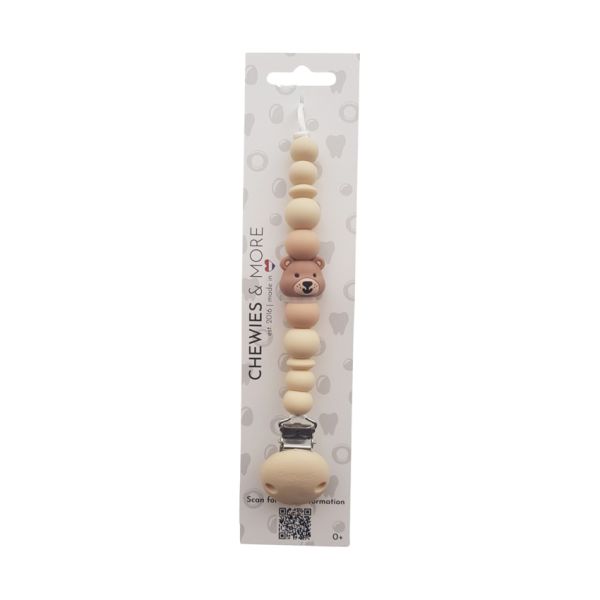Chewies & More Bear Speenclip - Silicone - Navaho