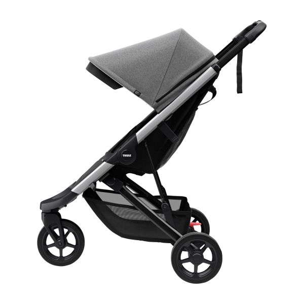 Thule Spring Buggy - Black/Grey Melange Incl. Extra Kap Misty Rose Thule Spring Buggy - Black/Grey Melange Incl. Extra Kap Misty Rose