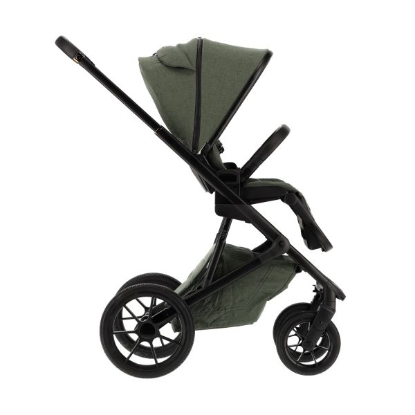 Qute Q-Rider Plus Kinderwagen - Thyme Green | Kidsriver Curve Autostoel - Clay | Kidsriver Isofix Base Qute Q-Rider Plus Kinderwagen - Thyme Green | Kidsriver Curve Autostoel - Clay | Kidsriver Isofix Base