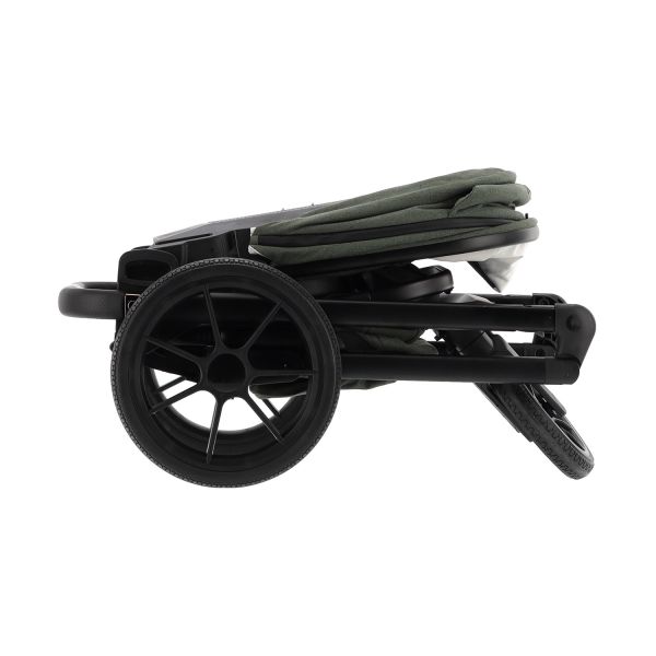 Qute Q-Rider Plus Kinderwagen - Thyme Green | Kidsriver Curve Autostoel - Clay | Kidsriver Isofix Base Qute Q-Rider Plus Kinderwagen - Thyme Green | Kidsriver Curve Autostoel - Clay | Kidsriver Isofix Base