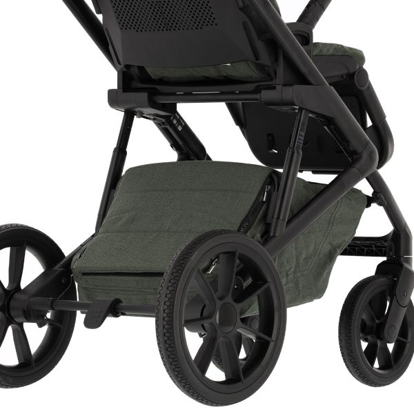 Qute Q-Rider Plus Kinderwagen - Thyme Green | Kidsriver Curve Autostoel - Clay | Kidsriver Isofix Base Qute Q-Rider Plus Kinderwagen - Thyme Green | Kidsriver Curve Autostoel - Clay | Kidsriver Isofix Base
