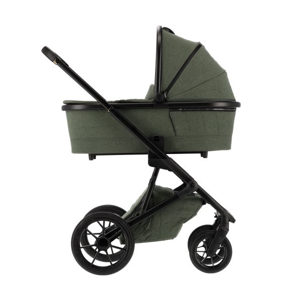 Qute Q-Rider Plus Kinderwagen - Thyme Green | Kidsriver Curve Autostoel - Clay | Kidsriver Isofix Base Qute Q-Rider Plus Kinderwagen - Thyme Green | Kidsriver Curve Autostoel - Clay | Kidsriver Isofix Base