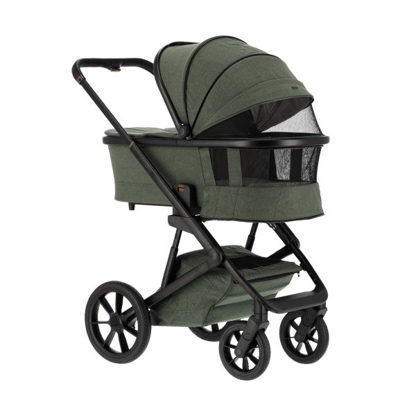 Qute Q-Rider Plus Kinderwagen - Thyme Green | Kidsriver Curve Autostoel - Clay | Kidsriver Isofix Base Qute Q-Rider Plus Kinderwagen - Thyme Green | Kidsriver Curve Autostoel - Clay | Kidsriver Isofix Base