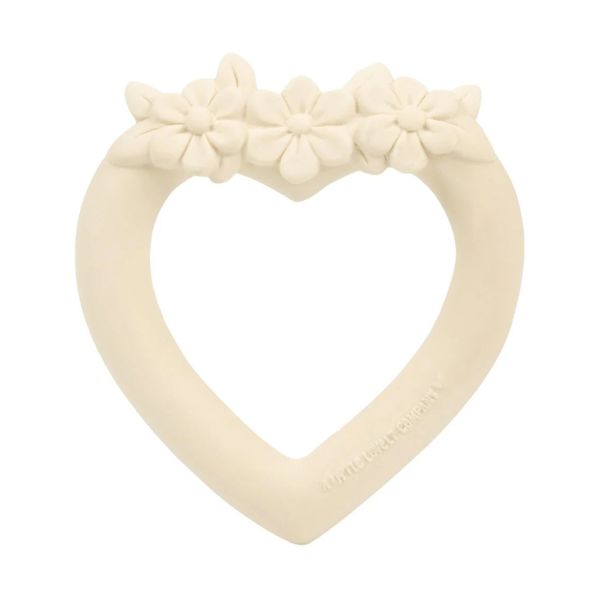 A Little Lovely Company Sweet Heart Bijtring - Cream A Little Lovely Company Sweet Heart Bijtring - Cream