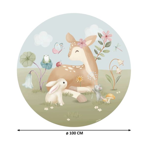 Little Dutch Wallpaper Circle Fairy Garden 100 cm Little Dutch Wallpaper Circle Fairy Garden 100 cm