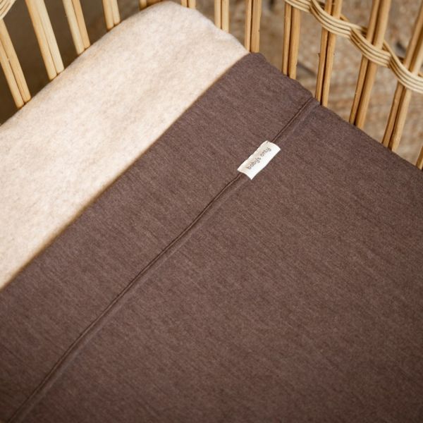 Baby's Only Wiegdeken - Merino Fine - Meadow Taupe Baby's Only Wiegdeken - Merino Fine - Meadow Taupe