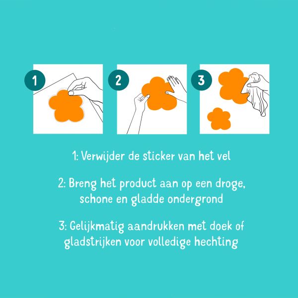 Woezel & Pip Muursticker - Dieren Woezel & Pip Muursticker - Dieren