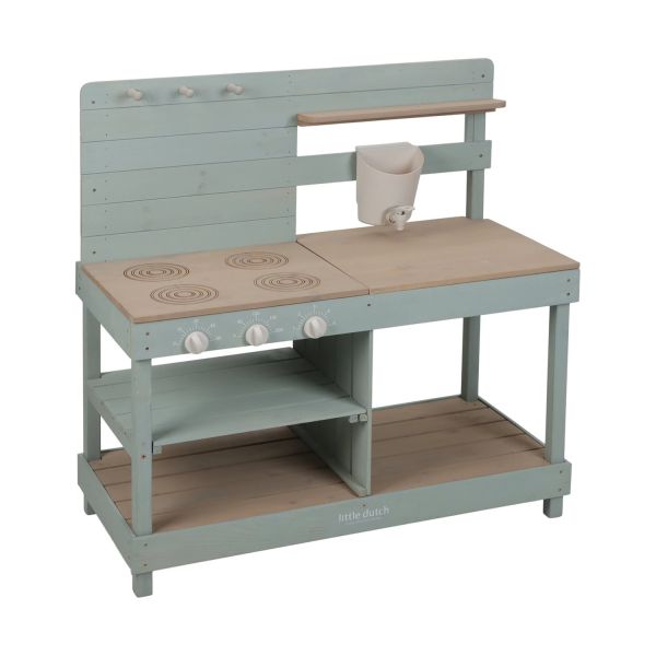 Little Dutch Buitenkeuken – Houten Speelkeuken – Mint