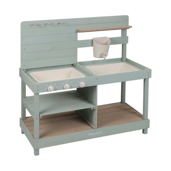 Little Dutch Buitenkeuken – Houten Speelkeuken – Mint