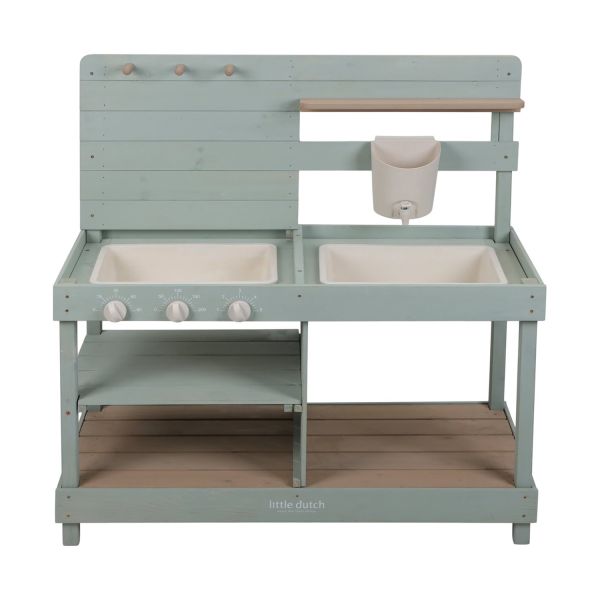 Little Dutch Buitenkeuken – Houten Speelkeuken – Mint