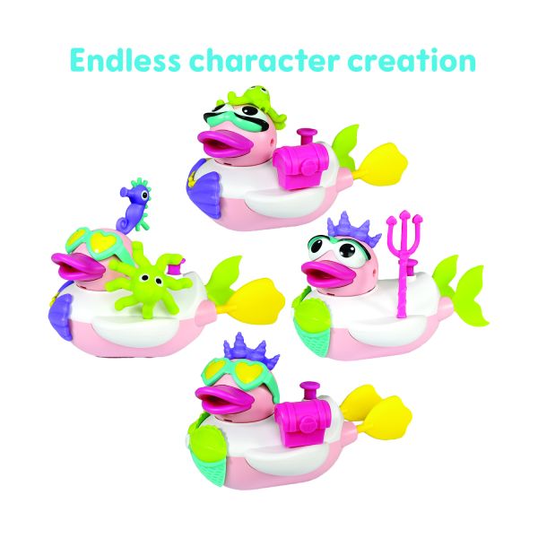 Yookidoo - Create 'N' Spray Ducks Mermaid - Badspeelgoed Yookidoo - Create 'N' Spray Ducks Mermaid - Badspeelgoed