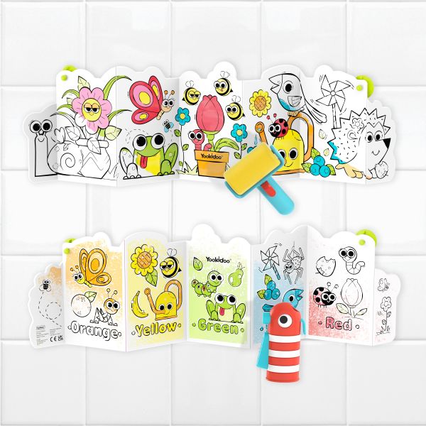 Yookidoo - Spray 'N' Roll Magic Book - Badspeelgoed Yookidoo - Spray 'N' Roll Magic Book - Badspeelgoed