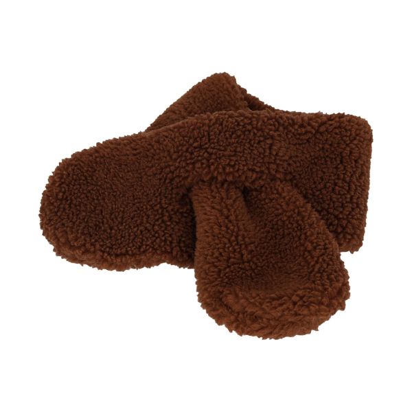 Sarlini Sjaal Teddy Mid Brown  0-6 maanden
