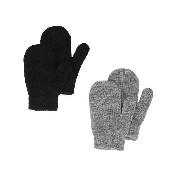 Sarlini Wanten Knit Multi Black 2-Pack One size Sarlini Wanten Knit Multi Black 2-Pack One size