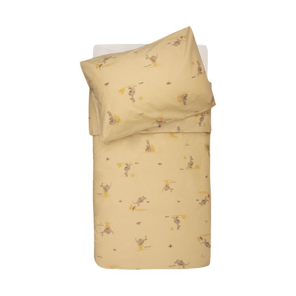 Jollein Dekbedovertrek Met Sloop - 100x140 cm - Kangaroots Jollein Dekbedovertrek Met Sloop - 100x140 cm - Kangaroots