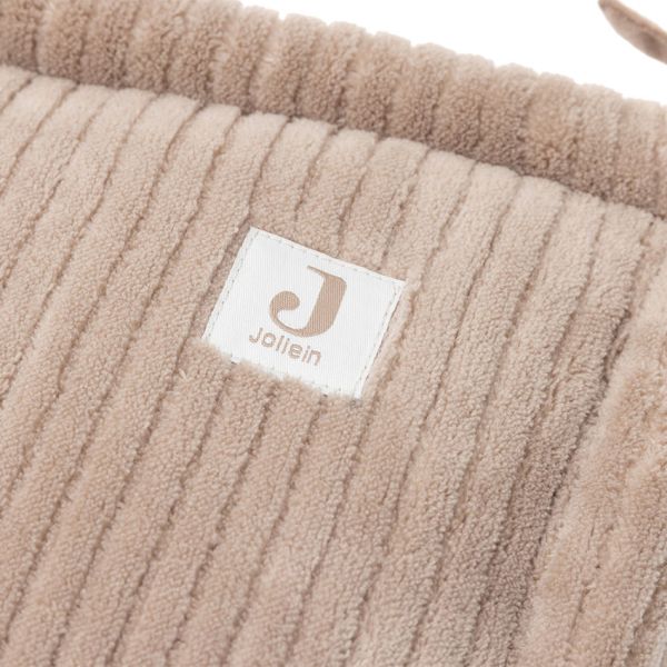 Jollein Boxbumper - Cloudy Rib - 180x30 cm - Milky Coffee