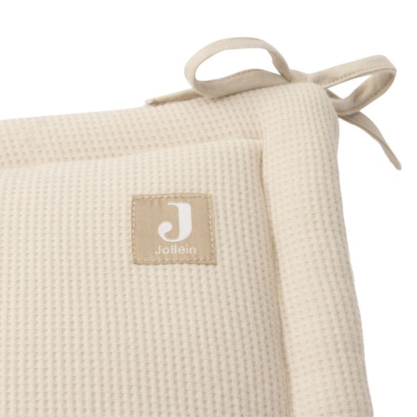 Jollein Boxbumper - Little Waffle - 180x30 cm - Sand Jollein Boxbumper - Little Waffle - 180x30 cm - Sand