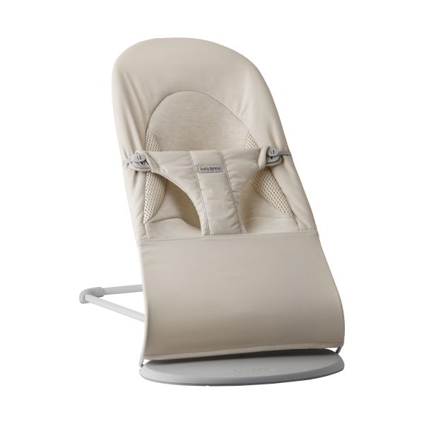 BabyBjörn Balance Wipstoel - Soft Geweven Jersey - Lichtbeige BabyBjörn Balance Wipstoel - Soft Geweven Jersey - Lichtbeige