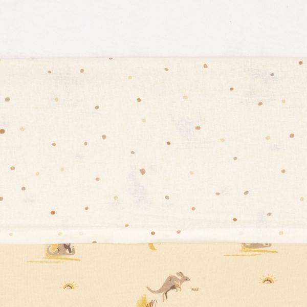 Jollein Laken - 120 x 150 cm - Kangaroots Dusty Dot